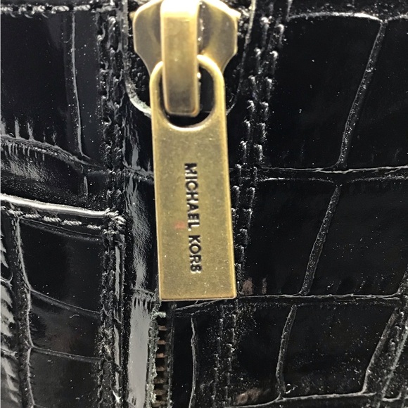 Michael Kors size 8 1/2 Stark crocodile leather combat boots - Picture 13 of 15